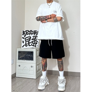 2025夏季新款 潮流男士宽松大码五分裤舒服登山布男中裤DK16 P30图片
