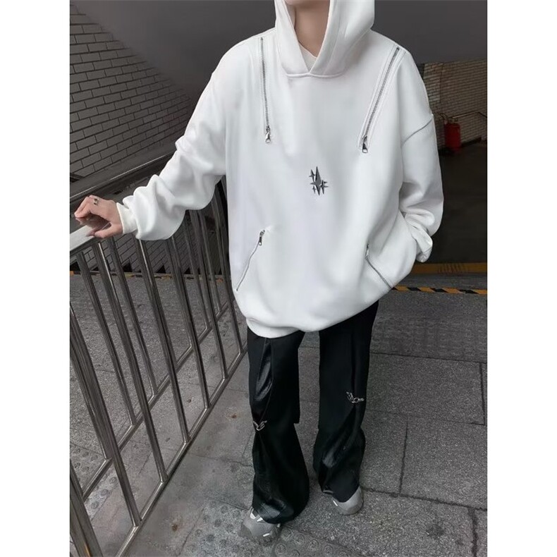 卫衣男潮ins港风潮流XQ38P48,男装卫衣,星座1116-2