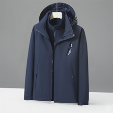 时尚潮流男女同款冲锋衣防水防风秋冬保暖短外套轻便舒适户外运动，女装短外套，衫都服饰