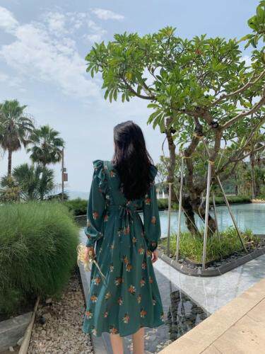 碎花连衣裙，女装连衣裙，MJJ