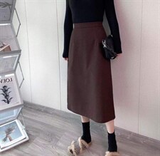 秋冬季尼料半裙，女装半身裙，千艺群