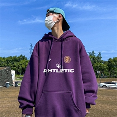 抖音得物供货可提供视频秋冬重磅美式宽松连帽卫衣DL2293，男装卫衣，电商A486