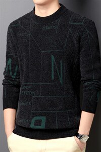 2021中青年男士秋冬新款加绒休闲时尚条纹针织毛衣外套DDD172-P90,男装针织衫/毛衣,电商B212（原钱塘6029）