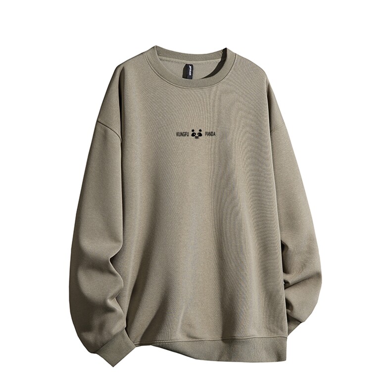 得物供货、复合重磅420克现货圆领卫衣宽松HD019-1-HMY351-P35,男装卫衣,电商019-1