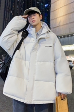加厚连帽冬棉衣面包服男装情侣棉服印花休闲外套MY006p138控158，男装棉衣，星座605(原A050)