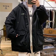 假两件棉衣男港风宽松百搭工装棉袄外套N105-P88，男装棉衣，星座1109-3