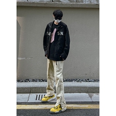 B221美式ins高街小众加绒牛仔裤LK22042-P60控78加绒P75控98，男装牛仔裤，电商B221