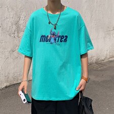 ！2021夏季新款男士短袖T恤宽松百搭半袖体恤衫T2153P25，男装T恤，电商B220