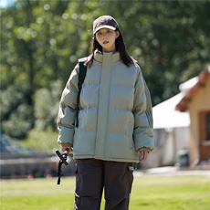 ！冬季条纹五防立领加绒加厚棉衣情侣撞色棉服外套MY7777-p68，男装棉衣，星座610B-1