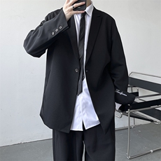西服男韩版潮流刺绣帅气2025秋冬季新款ins宽松百搭外套W3227-P62，男装西服，星座412