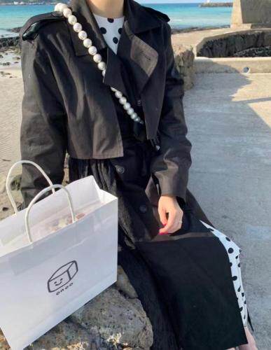 高定风衣，女装风衣，动感8町