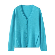 2025年秋季常规款通勤V领开衫休闲简约百搭款,女装针织衫/毛衣,绒羊羊羊绒, 2025年秋季常规款通勤V领开衫休闲简约百搭款,女装针织衫/毛衣,绒羊羊羊绒,