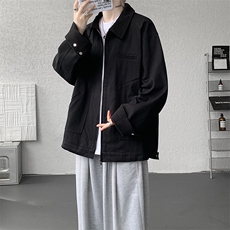 8XL-M明星同款工装猎装夹克哈灵顿外套男底特律衬衫秋季JK1325P88，男装夹克，电商D206-1