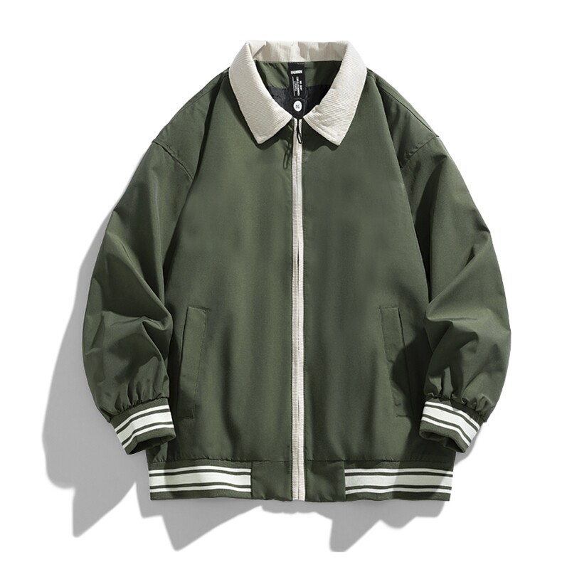 2024春季韩版潮流撞色拼接棒球服翻领外套夹克904-JK1121-P63,男装夹克,星座904
