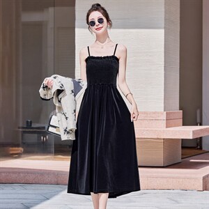 现货新款春秋装复古新中式盘扣外套连衣裙女装气质可组合套装裙，女装套装/套裙，韩美纤衣