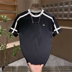 2026夏季新款潮流时尚简约运动T恤男士圆领半袖刺绣休闲舒适短袖，女装T恤，星座506A