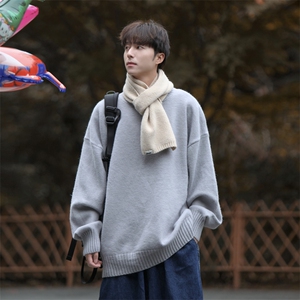 cityboy！秋冬季半高领毛衣男士加绒加厚线衣男针织衫男MY00-P42图片