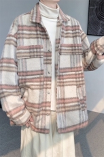 J236-P90秋季小香风毛呢格子外套，女装短外套，星座109
