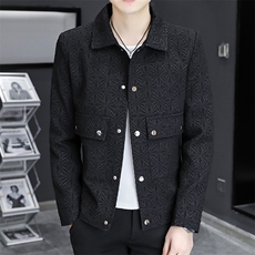 K220-P902025秋季时尚男士百搭夹克碎花青年外套，男装夹克，星座507A（原星座306B-2）