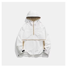 美式机能风半拉链套头冲锋男硬壳防水情侣外套春秋款夹克WT12P56，男装夹克，星座1013-5