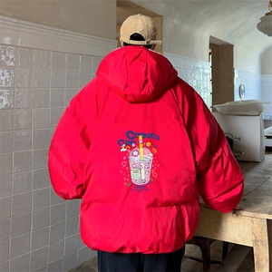 控128加绒面包服男大码羊羔毛棉衣男MY16332-P100图片