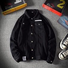 xz103A-jk607-p55限价78麒麟大咖牛仔夹克肥仔秋款量足大码，男装夹克，星座103A