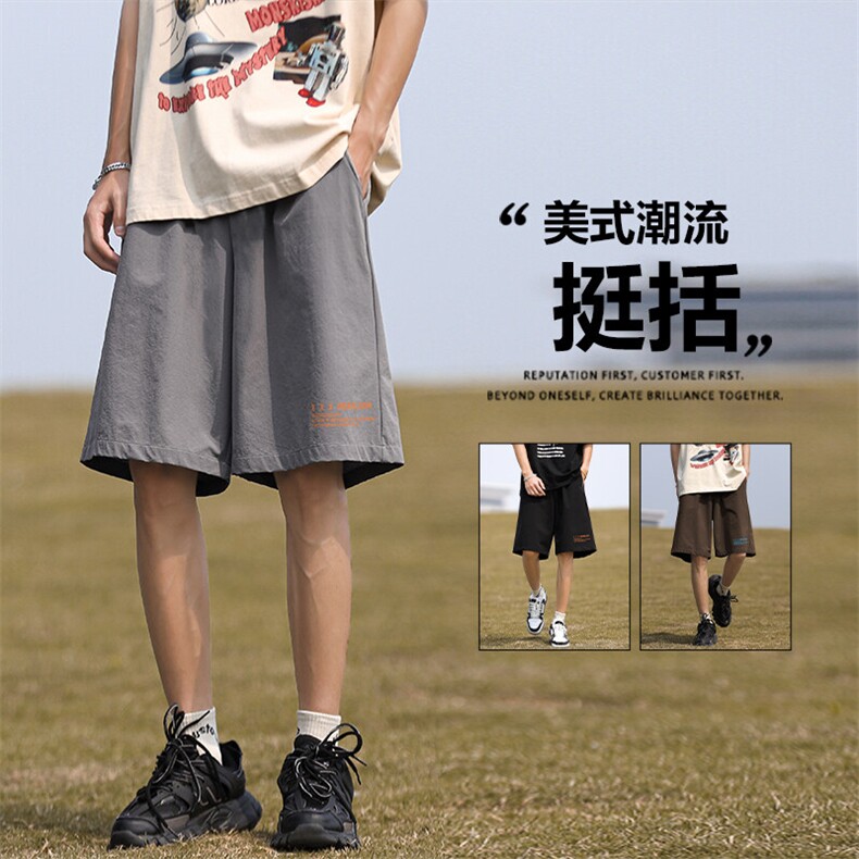 冰丝凉爽垂顺清凉舒适印花透气冰氧裤百搭 DK518-特批1639图片