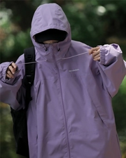 锋衣登山服外套男女春秋夏季户外2023新款防水连帽夹克外套JK39，男装夹克，星座1116A-1（原606A）