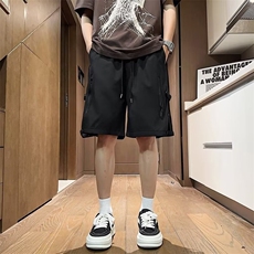 夏季冲锋裤防水速干工装短裤男休闲宽松五分裤子运动D729，男装牛仔裤，星座1116A-1（原606A）