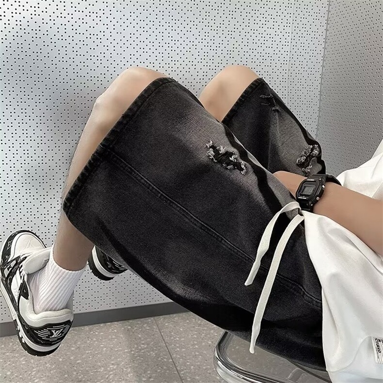 青春流行ins男直筒水洗牛仔裤P40,男装牛仔裤,星座1116-2