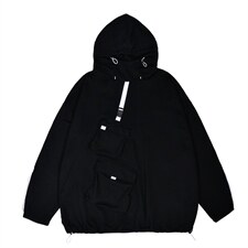 WY3097/P55秋装新款多口袋工装宽松卫衣男连帽套头上衣外套控68,男装卫衣,电商A141