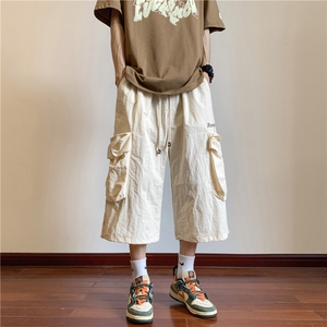 XZ222-1/QFK02/P55/控68 宽松休闲速干七分裤图片