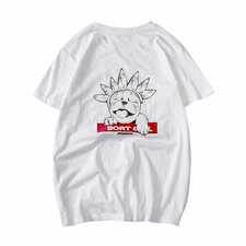 夏季男士短袖t恤青少年韩版圆领个性半袖体恤潮流衣服DS111T，男装T恤，电商A102