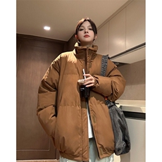 中性冬季跑量款宽松加厚纯色棉衣潮休闲保暖外套XZ811A-MF988-P90，男装棉衣，星座811A