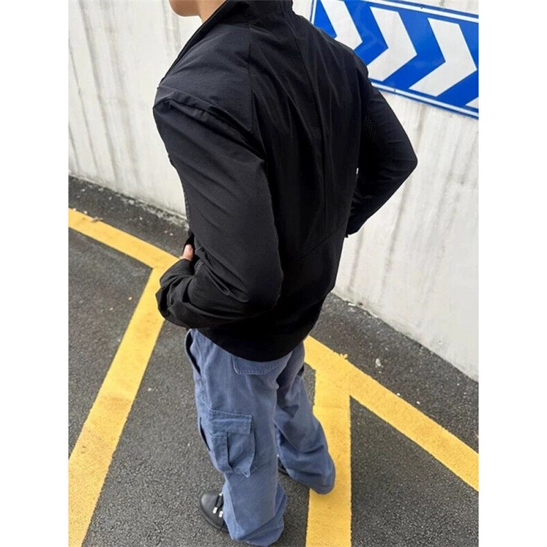 网图夏季50+防晒速干凉感防晒衣拉链衫夏装薄夹克外套S422-特批58,男装夹克,电商A233-1
