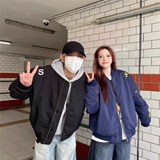 【网图现货】秋季飞行夹克刺绣款棒球服男JK314/特P75，男装夹克，星座205-3