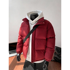 现货高品质美式高街冬季重磅三防加厚羽绒棉衣厚外套面包棉服，男装棉衣，电商A486-1