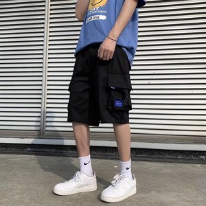 夏季2022潮流男款日系工装短裤休闲百搭学生五分裤   K2581-P30图片
