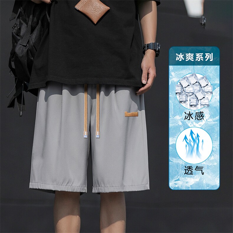 美式短裤男士夏季薄款冰丝宽松速干运动篮球中裤DK513-特批-17图片