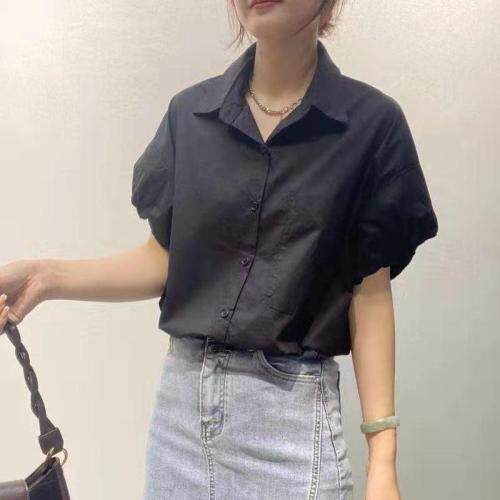 衬衫短袖小衫，女装衬衫，戈朴