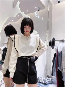 韩版时尚毛衣,女装针织衫/毛衣,TANG.+