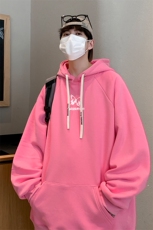 25新款港风华棉得物抖音直播高品质宽松男休闲连帽卫衣W5206P40，男装卫衣，电商C408-1(原B339-1)