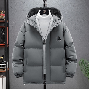 棉服男冬新款连帽工装外套加厚夹绒宽松户外防寒面包服TT8854 P89图片