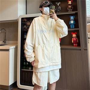 抖音品质-夏季防嗮套装高街宽松休闲透气防嗮服  HJY30-P80图片