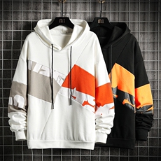 主推货足7XL-M大码连帽卫衣男2023春季新款加肥加大码慵懒风上衣，男装卫衣，钱塘717(原712)