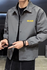 【】A003-HJ5030-P60秋装新款翻领印花时尚夹克麒麟风，男装夹克，电商A003