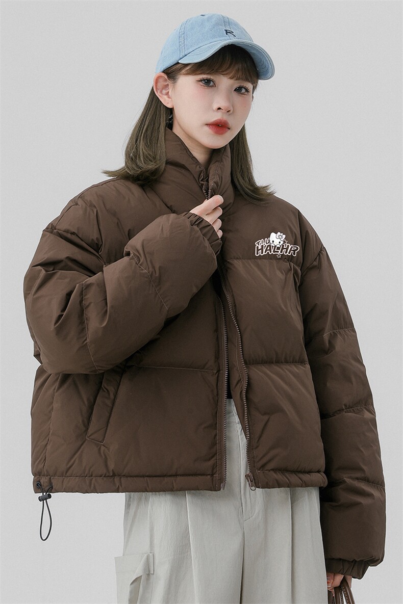 中性风新款冬季时尚百搭宽松字母印花棉服外套MY65002P85控118,男装棉衣,电商A268