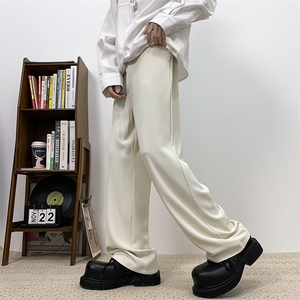男装设计感裤子2025春夏款ins潮流垂坠时尚宽松百搭长裤XK302-P50图片