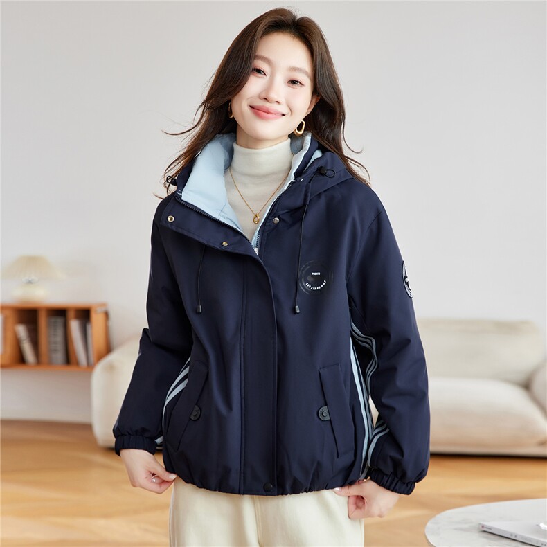 现货！2025年冬季加厚棉衣女时尚大气,女装棉衣/棉服,沐七七