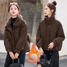 梦依缘2025年冬时尚精品加绒派克服，女装派克服，梦依缘